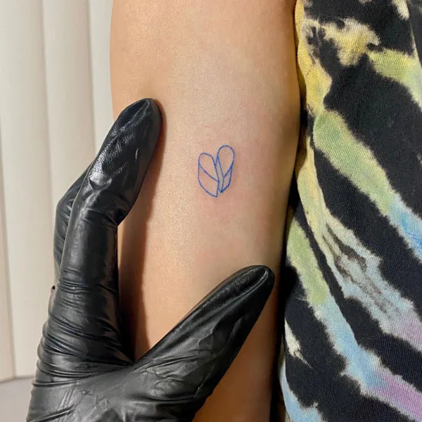 Broken heart tattoo 13