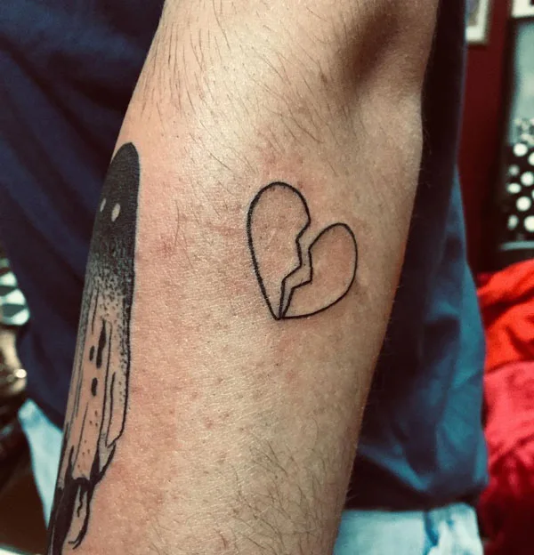 Broken heart tattoo 19