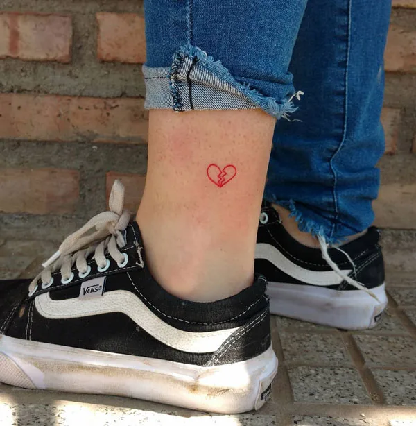 Broken heart tattoo 25
