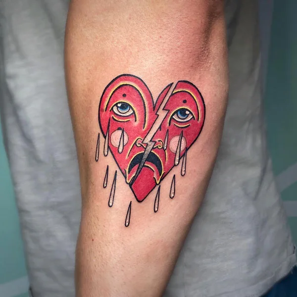 Broken heart tattoo 27
