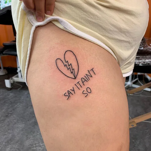 Broken heart tattoo 32