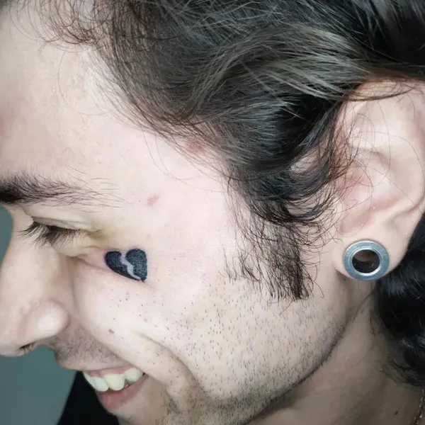 Broken heart tattoo 4