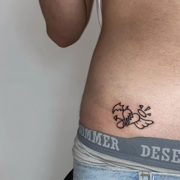 Broken heart tattoo 52