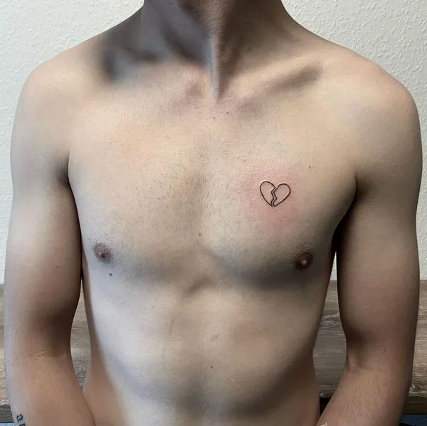 Broken heart tattoo 54