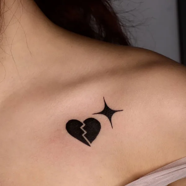 Broken heart tattoo 61