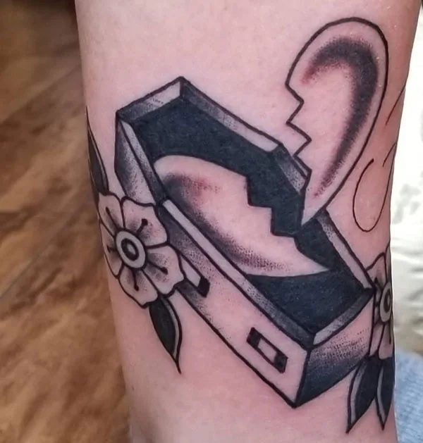 Broken heart tattoo 66