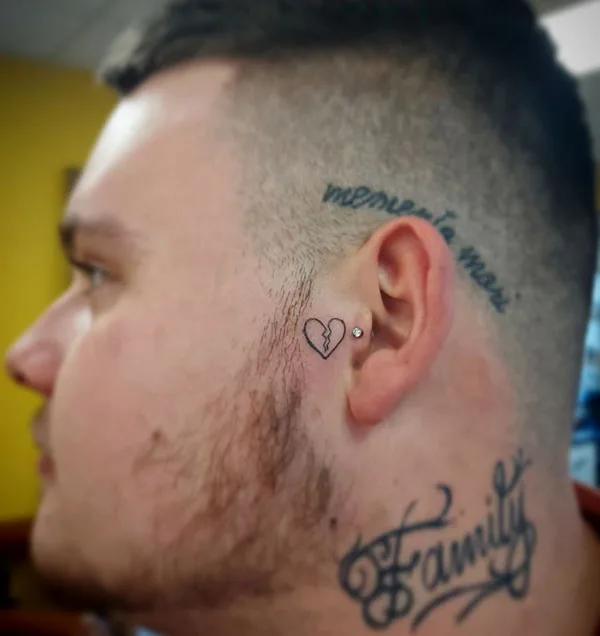 Broken heart tattoo 69