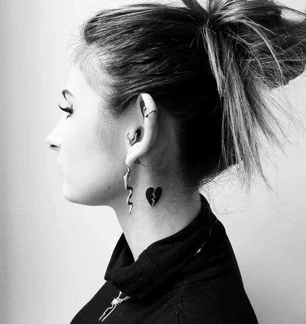 Broken heart tattoo 70