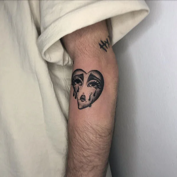 Broken heart tattoo 79