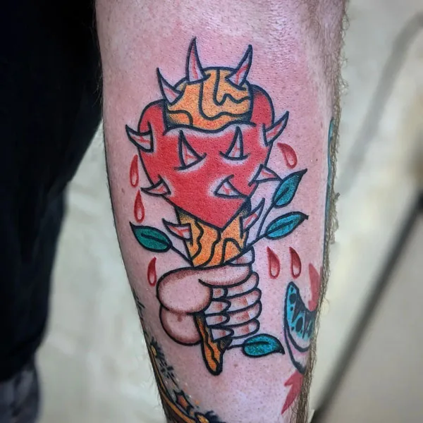 Broken heart tattoo 82