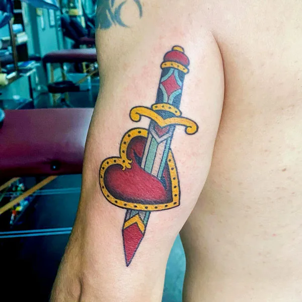 Broken heart tattoo 83