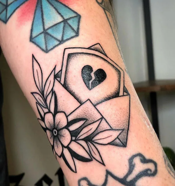 Broken heart tattoo 94