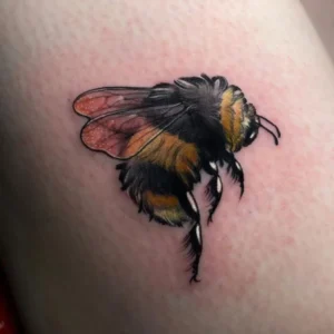 Bumble bee tattoo 1