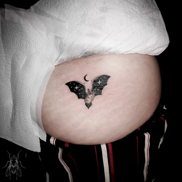 Butt tattoo 104