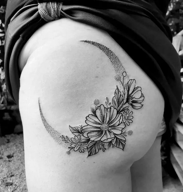 Butt tattoo 108