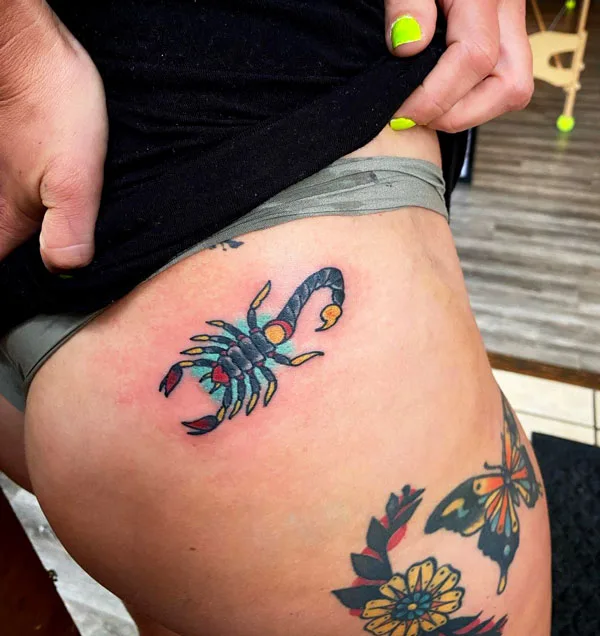 Butt tattoo 109