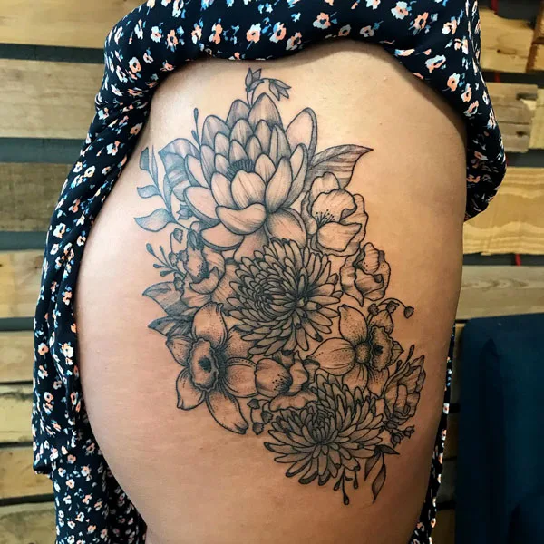 Butt tattoo 110