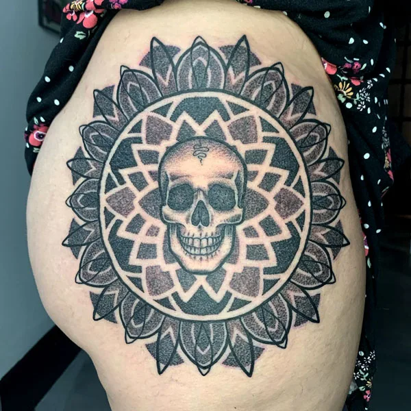 Butt tattoo 112