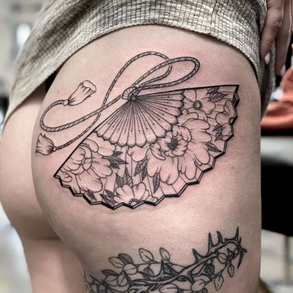 Butt tattoo 113