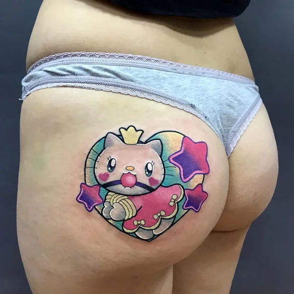 Butt tattoo 12