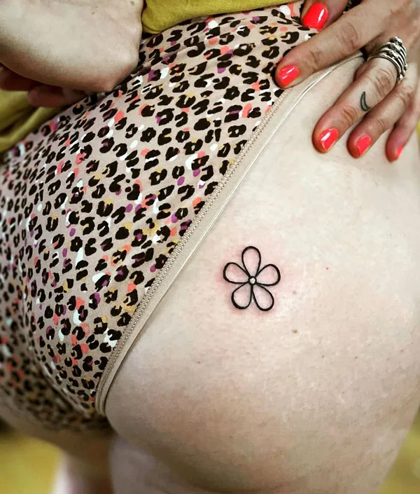 Butt tattoo 121