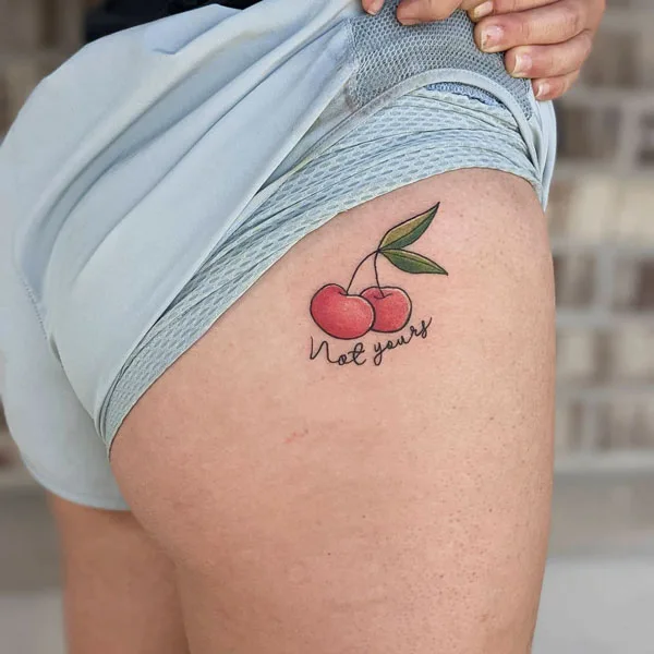 Butt tattoo 122
