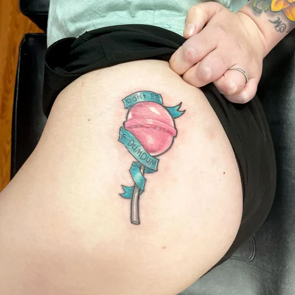 Butt tattoo 127