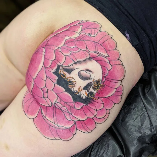 Butt tattoo 131