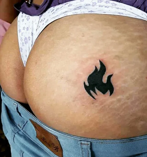 Butt tattoo 134