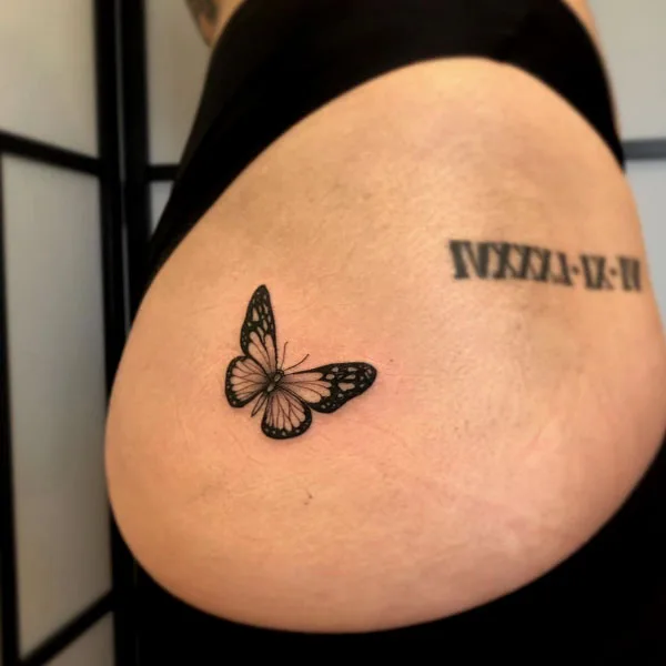 Butt tattoo 136