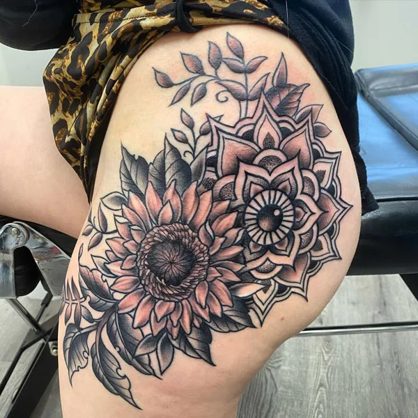 Butt tattoo 137