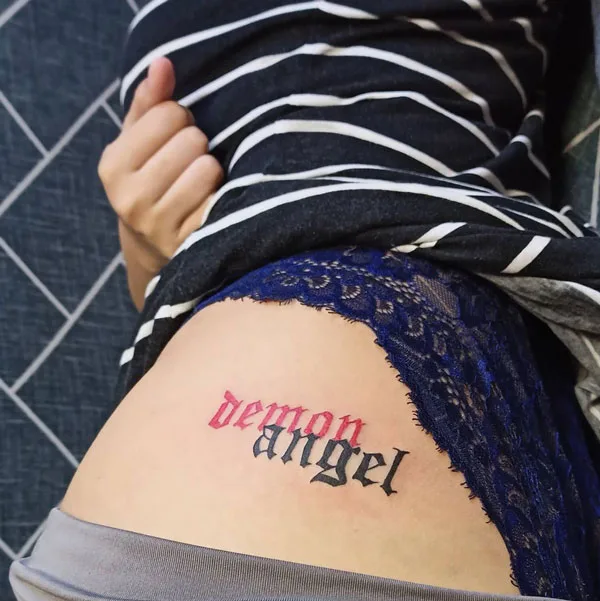 Butt tattoo 139