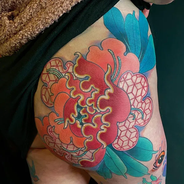 Butt tattoo 141