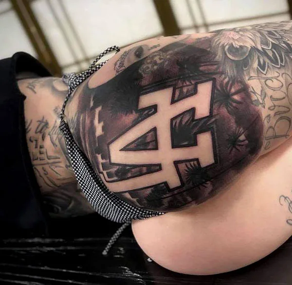 Butt tattoo 142