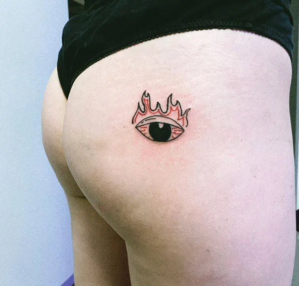 Butt tattoo 147