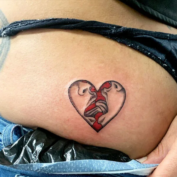 Butt tattoo 148