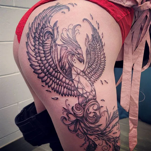 Butt tattoo 149