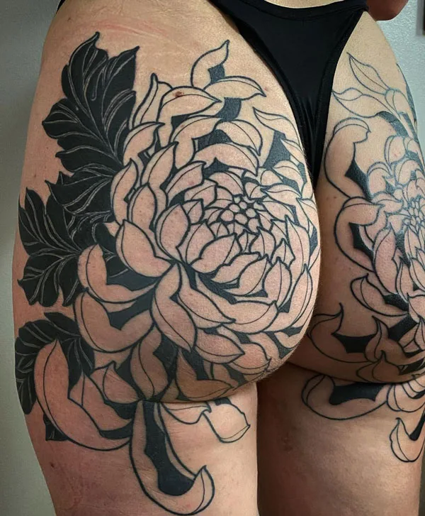 Butt tattoo 15