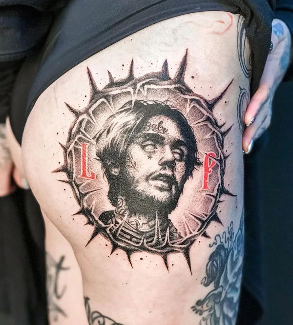 Butt tattoo 153