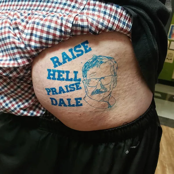 Butt tattoo 154