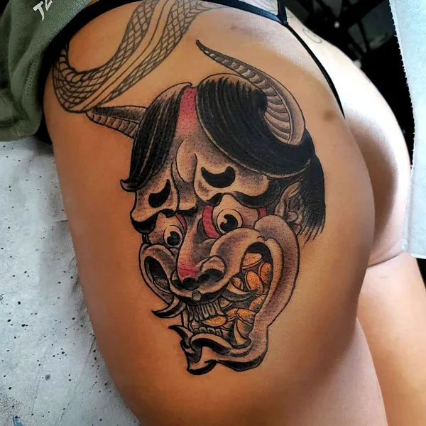 Butt tattoo 158