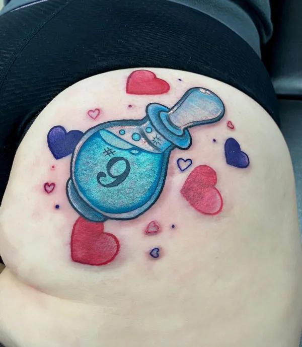 Butt tattoo 159