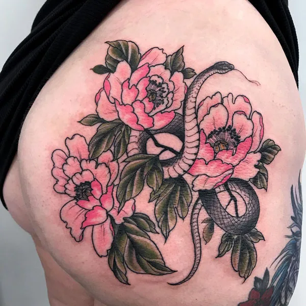 Butt tattoo 160