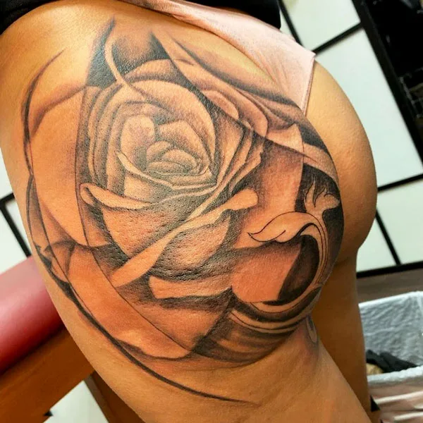 Butt tattoo 164