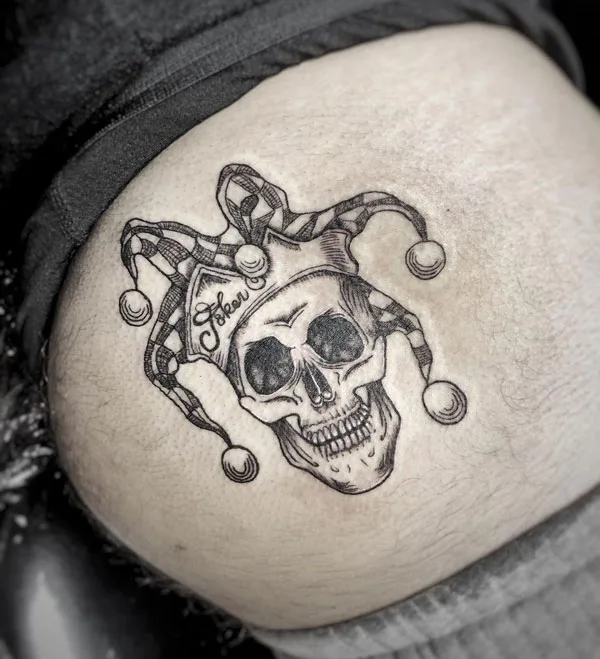Butt tattoo 165