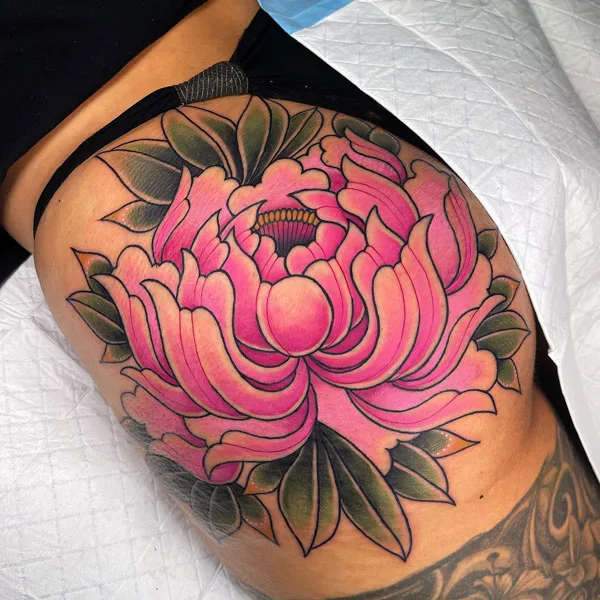 Butt tattoo 166