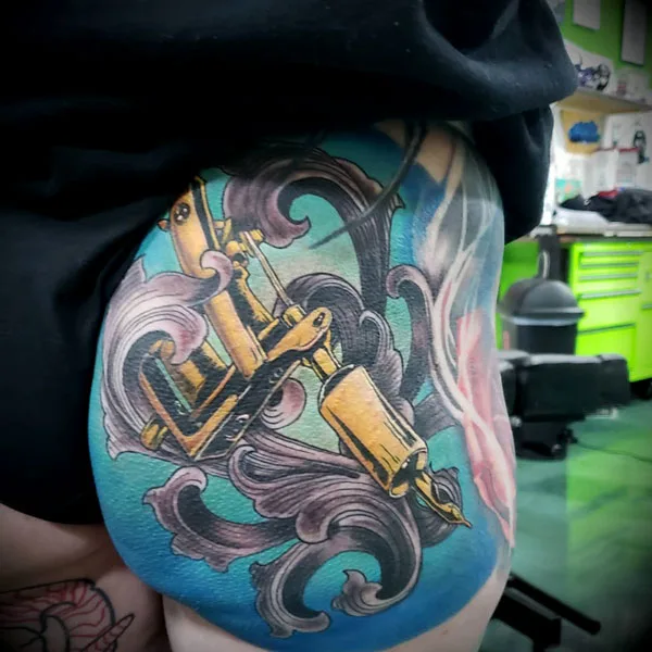 Butt tattoo 168