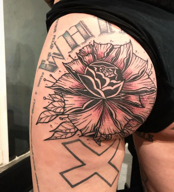 Butt tattoo 170