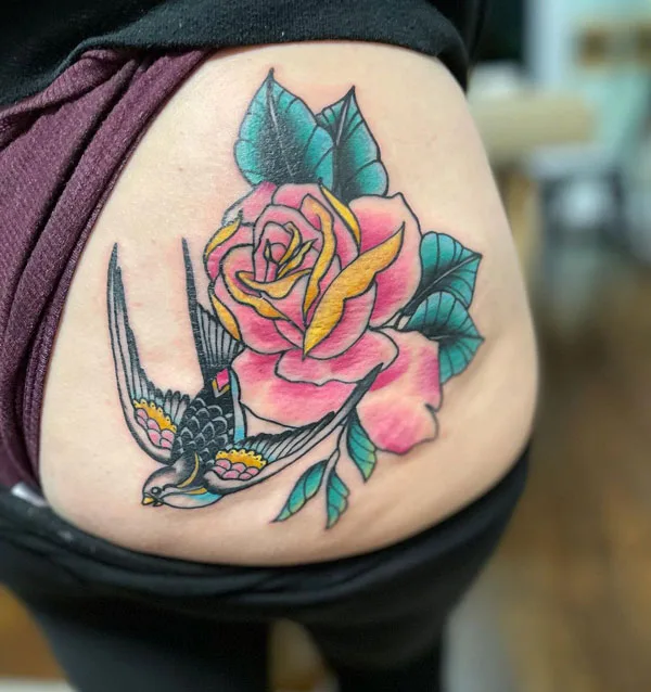 Butt tattoo 171