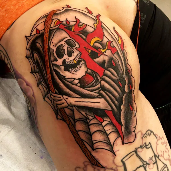 Butt tattoo 173